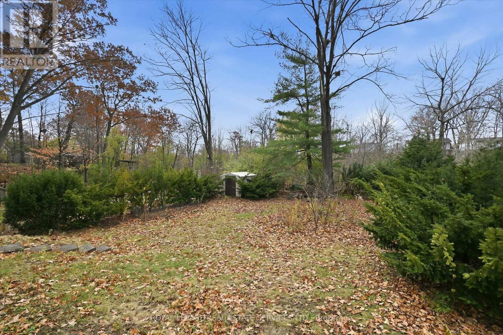 Fully Fenced Backyard Offers Mature Landscaping - 5089 Meadowhill Road, Burlington, ON - Outdoor With View