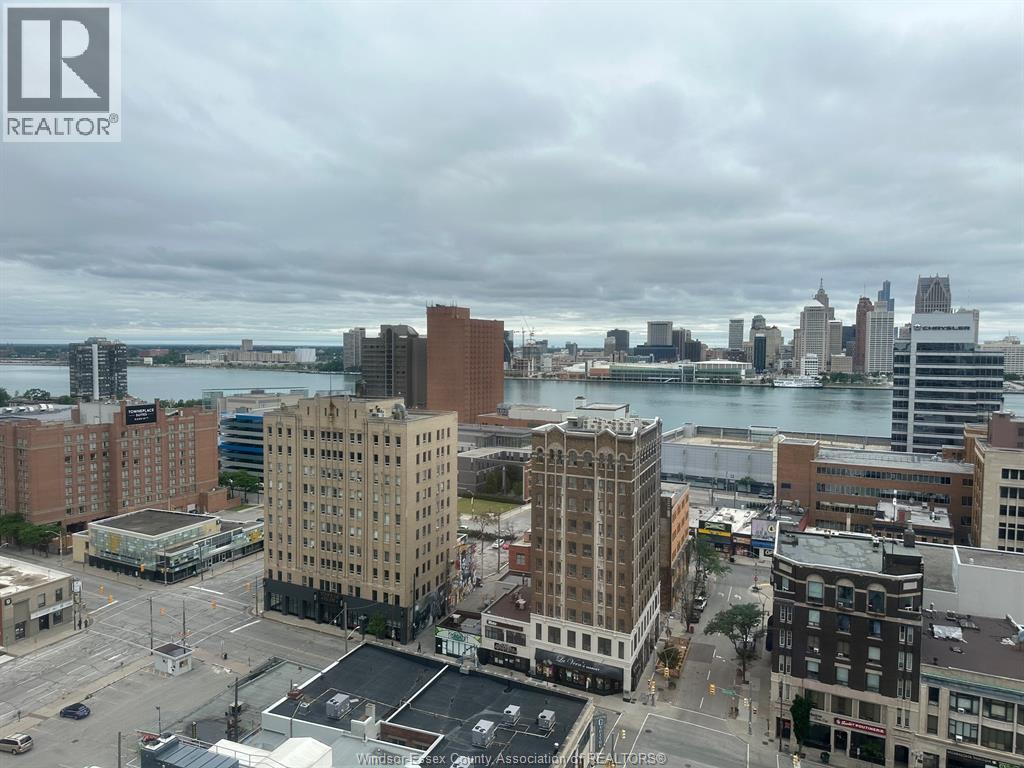 380 Pelissier Street Unit# 1805, Windsor, ON - Outdoor With Body Of Water With View