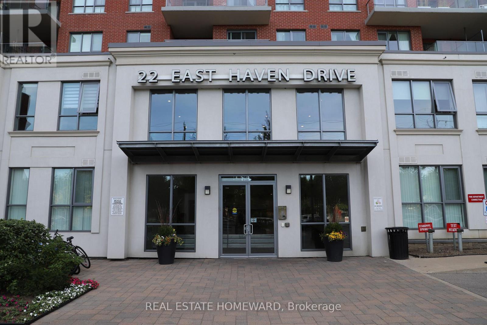 926 - 22 East Haven Drive, Toronto, ON - Outdoor With Balcony With Facade