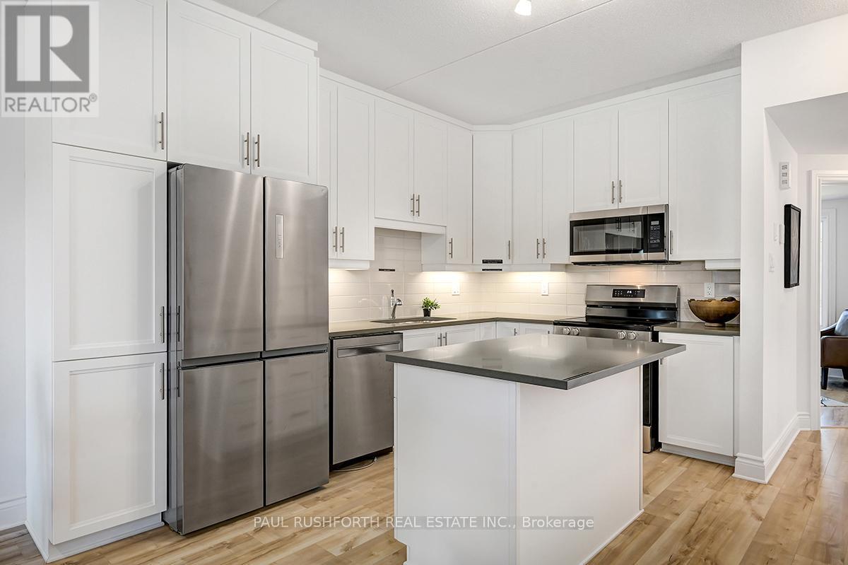 Virtually Staged-Kitchen - 105 - 300 Montee Outaouais Street, Clarence-Rockland, ON - Indoor Photo Showing Kitchen With Upgraded Kitchen