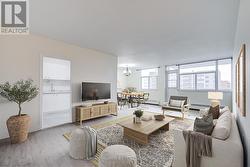 Virtually Staged inside front door of unit -