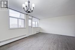 Dining room with view towards balcony door -