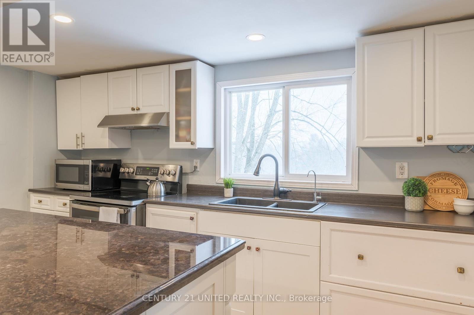 1677 Douro First Line, Douro-Dummer, ON - Indoor Photo Showing Kitchen With Double Sink