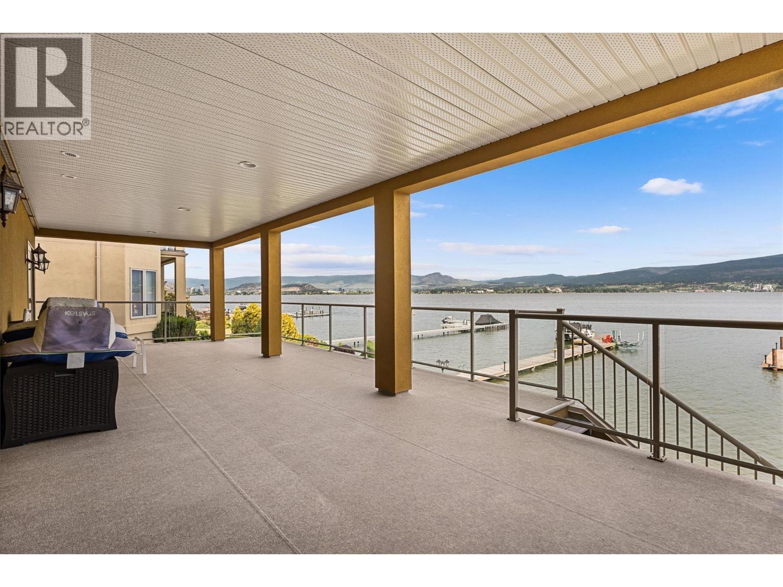 529 Zdralek Cove, West Kelowna, BC - Outdoor With Body Of Water With Deck Patio Veranda With Exterior