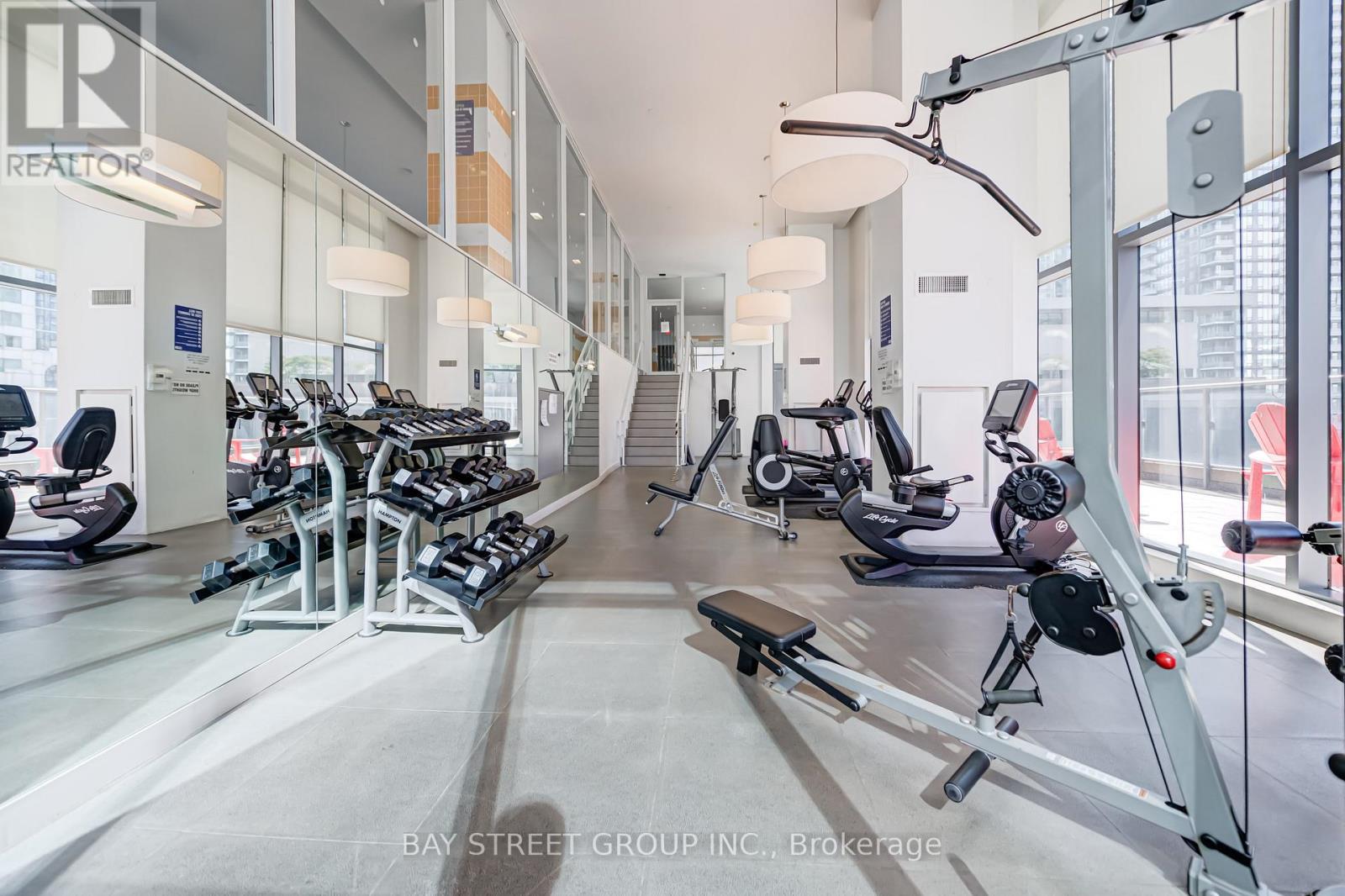 708 - 295 Adelaide Street W, Toronto, ON - Indoor Photo Showing Gym Room