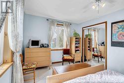 Primary bedroom with double closet -