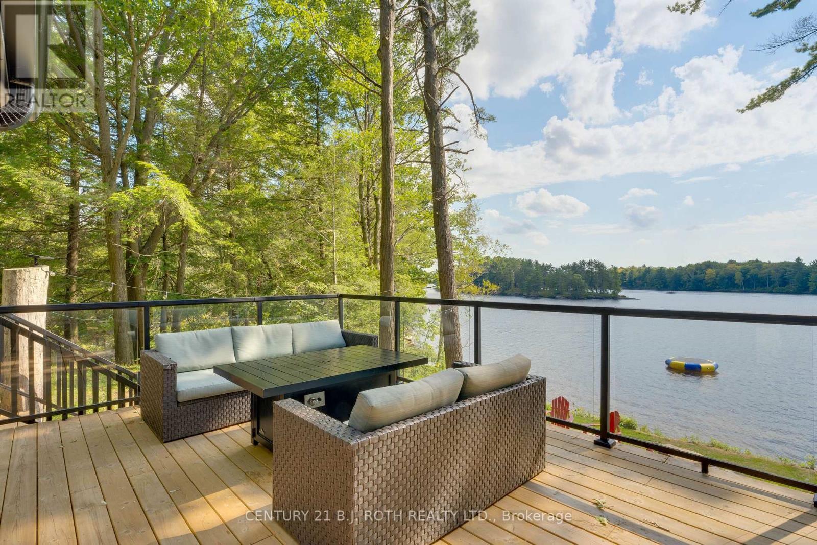 334 Stewart Lake Road, Georgian Bay, ON - Outdoor With Body Of Water With Deck Patio Veranda With Exterior