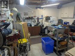 Basement workshop -