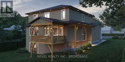 Architectural rendering of the proposed home -
