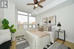 West facing bedroom with lots of natural light -