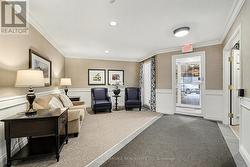 Sitting area at entrance -