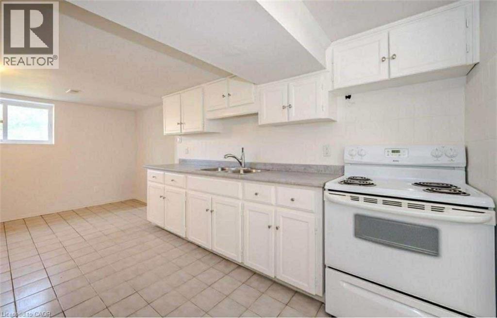 233 Elizabeth Street Unit# Lower, Guelph, ON - Indoor Photo Showing Kitchen With Double Sink