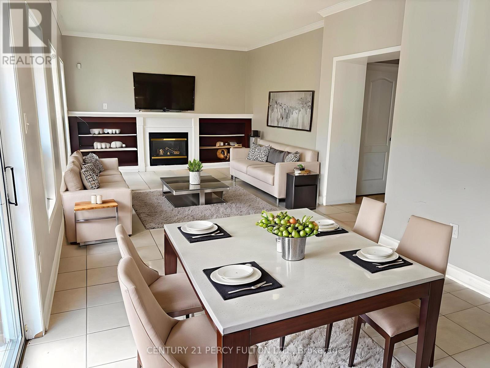 31 Williamson Drive W, Ajax, ON - Indoor Photo Showing Dining Room With Fireplace