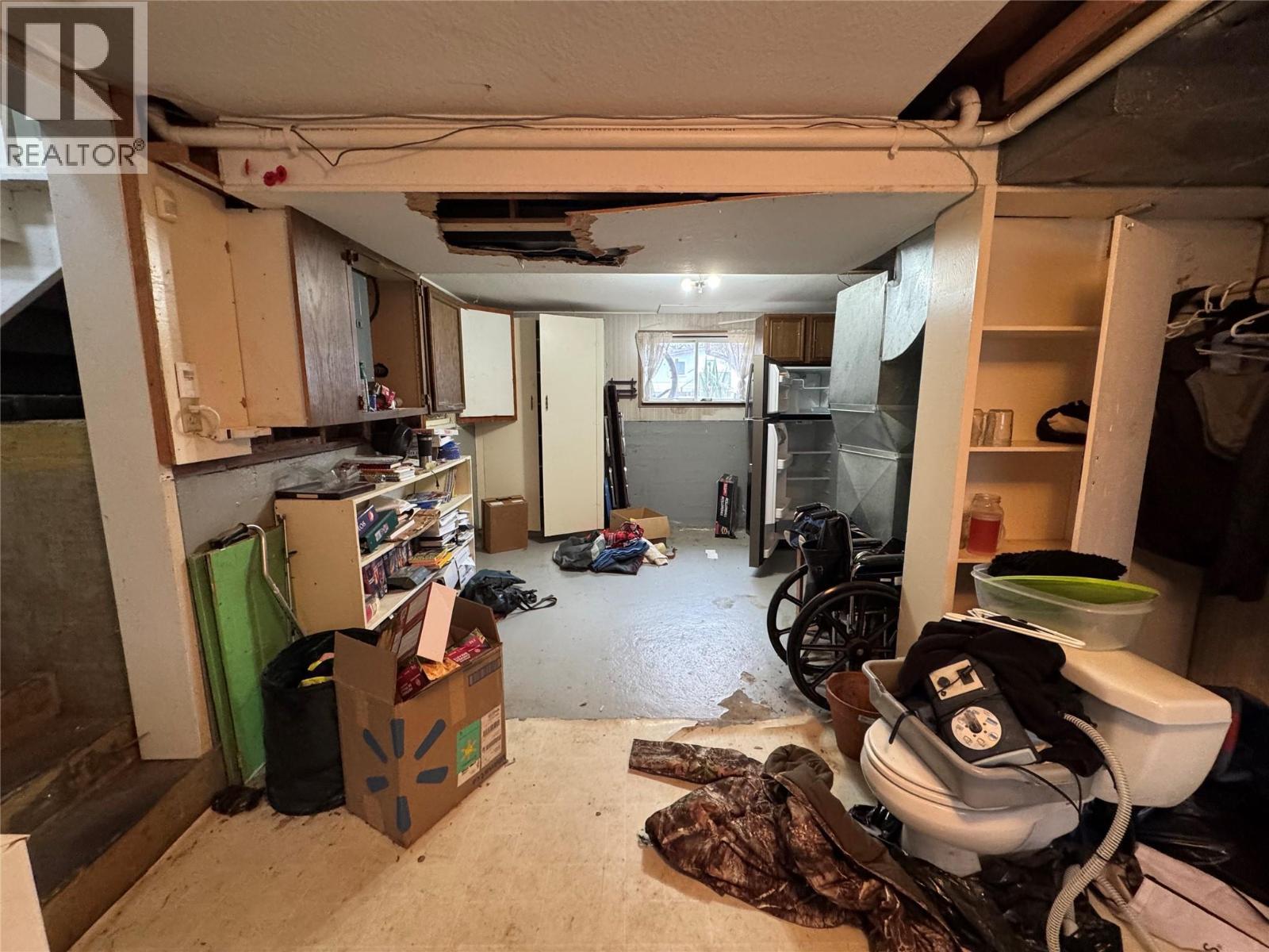1042 Vine Street, Robson, BC - Indoor Photo Showing Basement