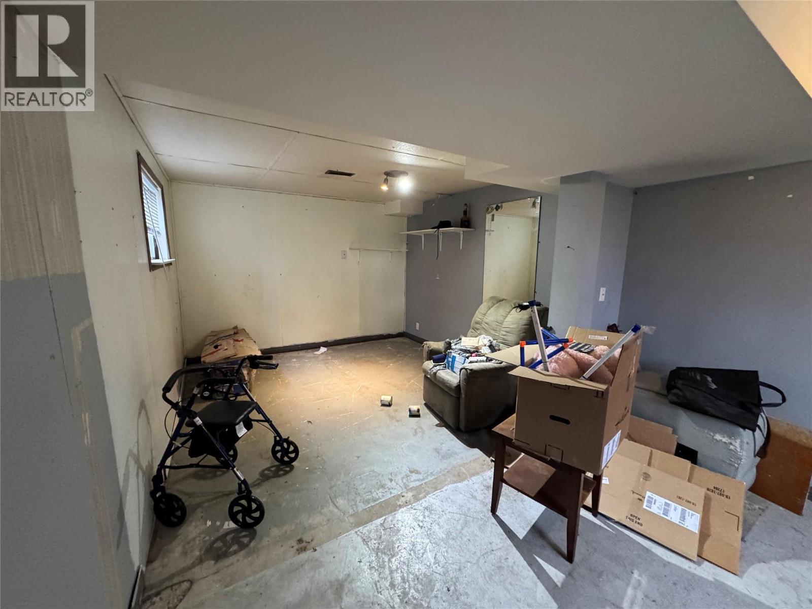1042 Vine Street, Robson, BC - Indoor Photo Showing Basement