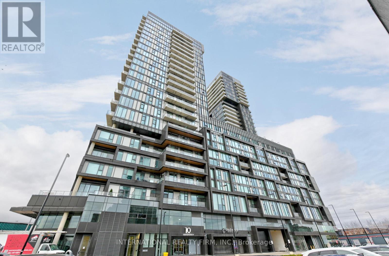 1308 - 10 Graphophone Grove, Toronto, ON - Outdoor With Balcony With Facade