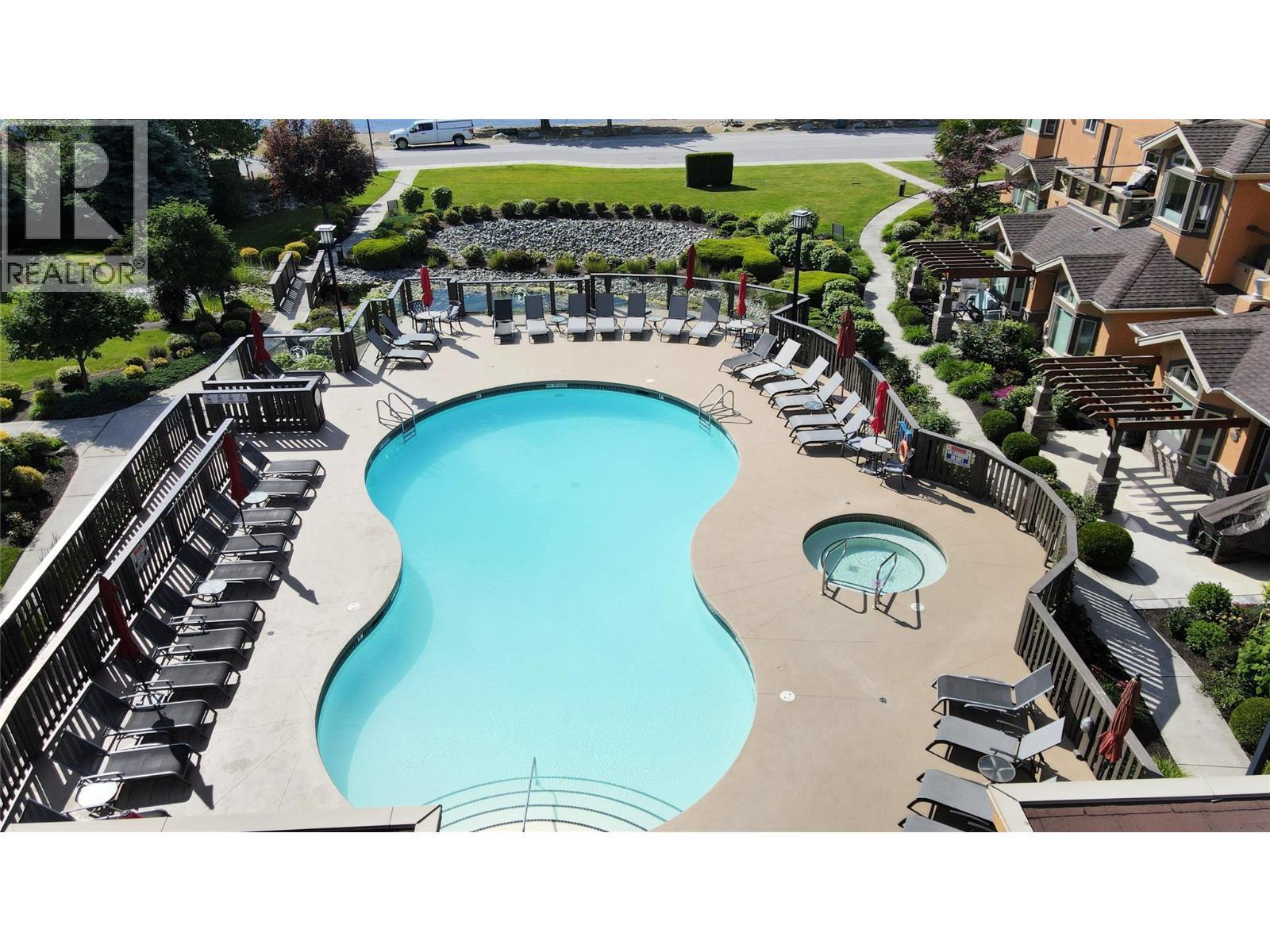 3996 Beach Avenue Unit# 335, Peachland, BC - Outdoor With In Ground Pool