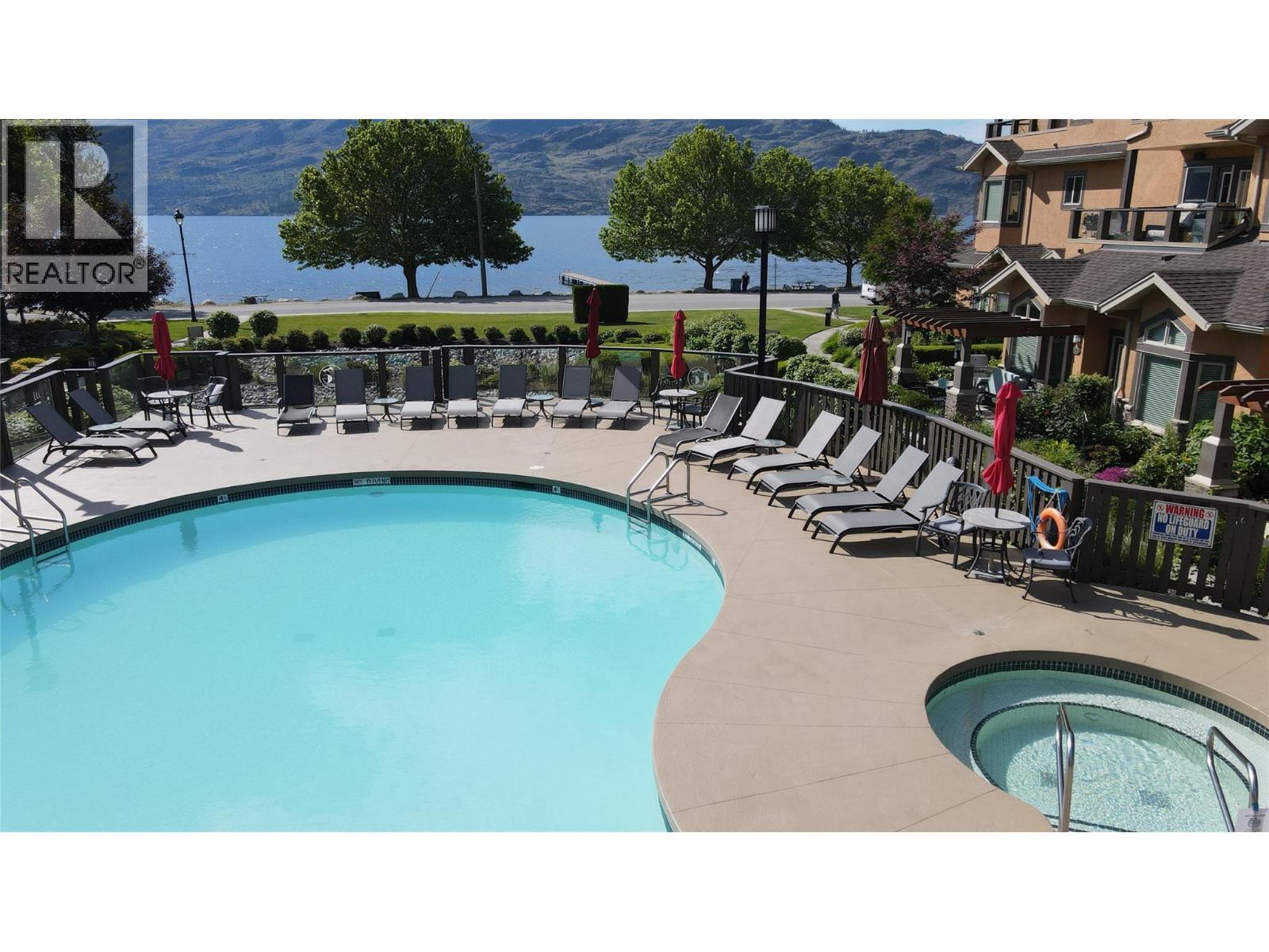 3996 Beach Avenue Unit# 335, Peachland, BC - Outdoor With In Ground Pool