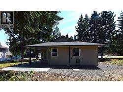 back view of the home -