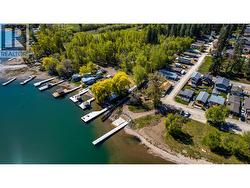 boat launch view from the air -
