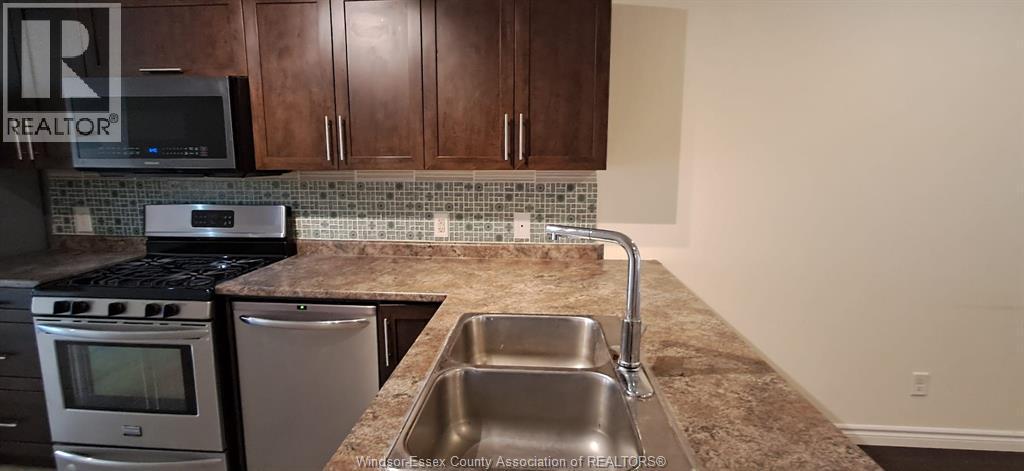 3198 Seville Ave, Windsor, ON - Indoor Photo Showing Kitchen With Double Sink