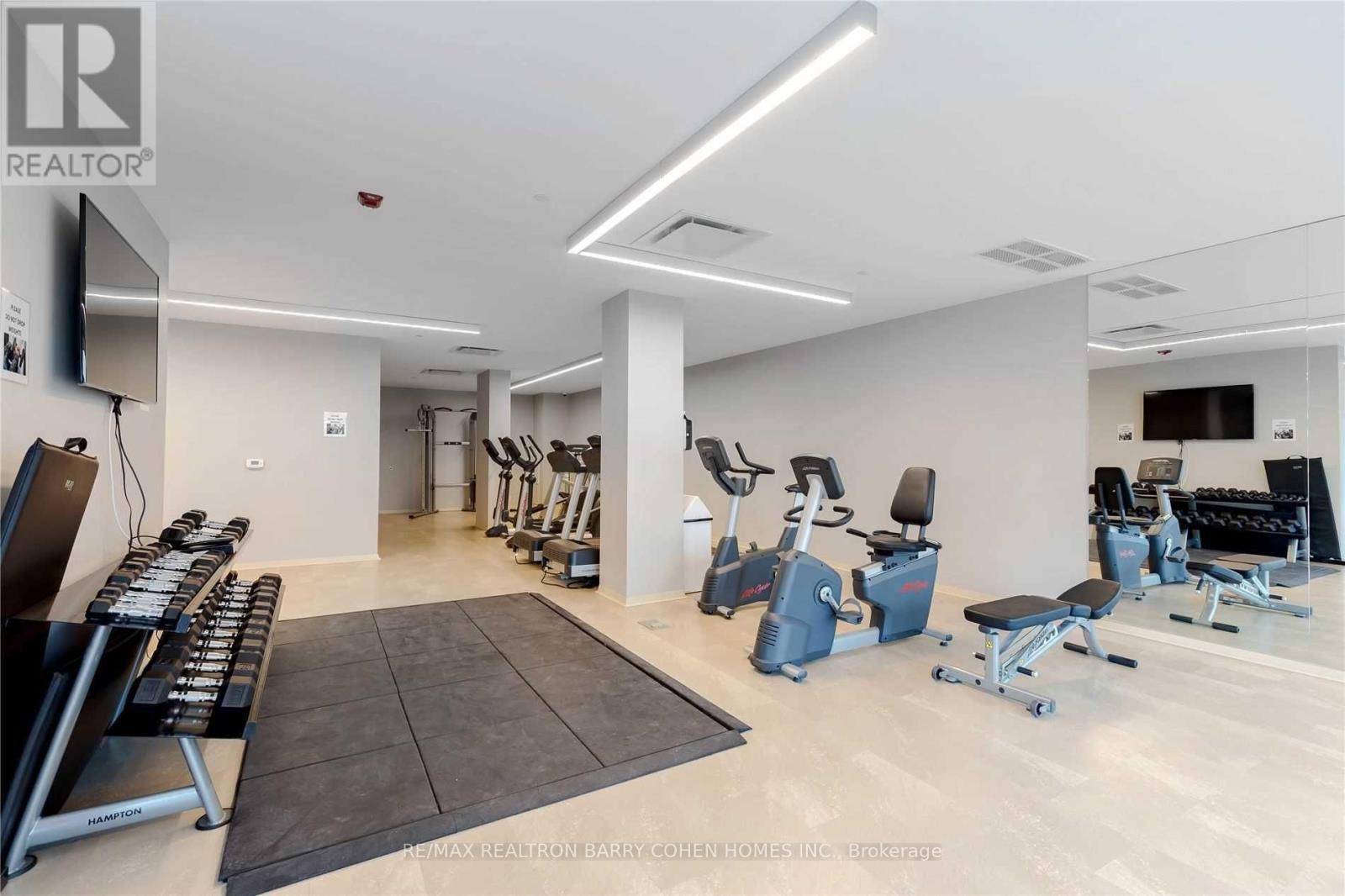 1206 - 1486 Bathurst Street, Toronto, ON - Indoor Photo Showing Gym Room