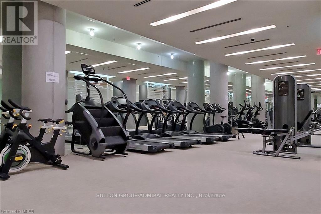 3706 - 15 Grenville Street, Toronto, ON - Indoor Photo Showing Gym Room