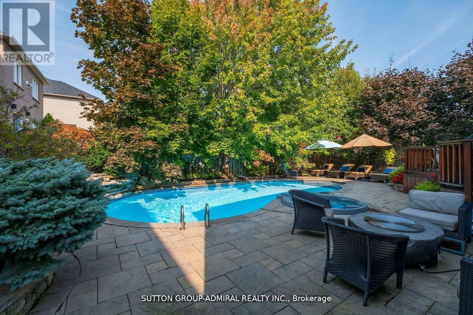 19 Langtry Place, Vaughan, ON - Outdoor With In Ground Pool With Backyard