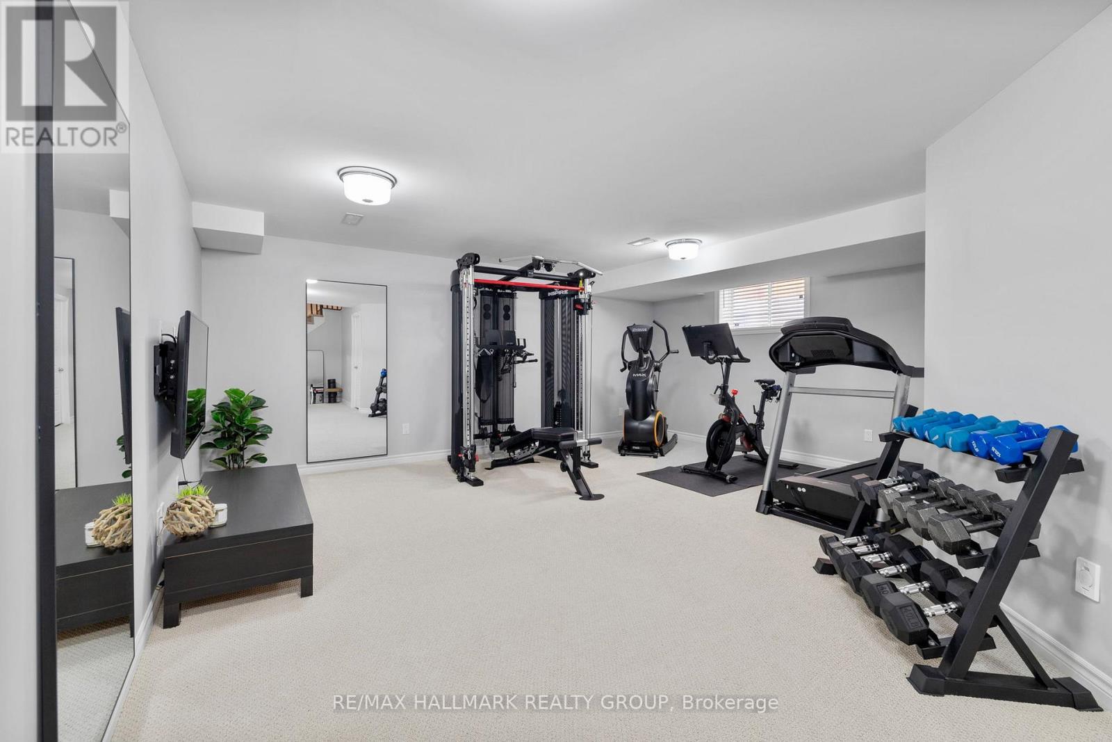 710 Rue Du Cartographe Street, Ottawa, ON - Indoor Photo Showing Gym Room