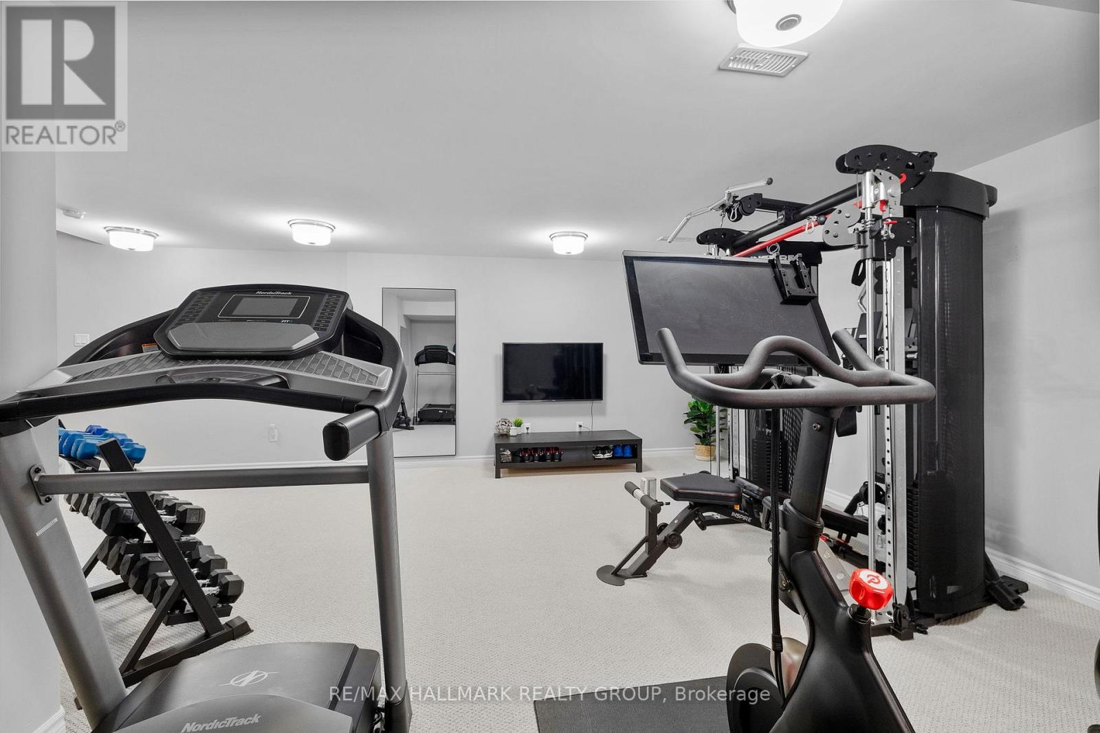 710 Rue Du Cartographe Street, Ottawa, ON - Indoor Photo Showing Gym Room