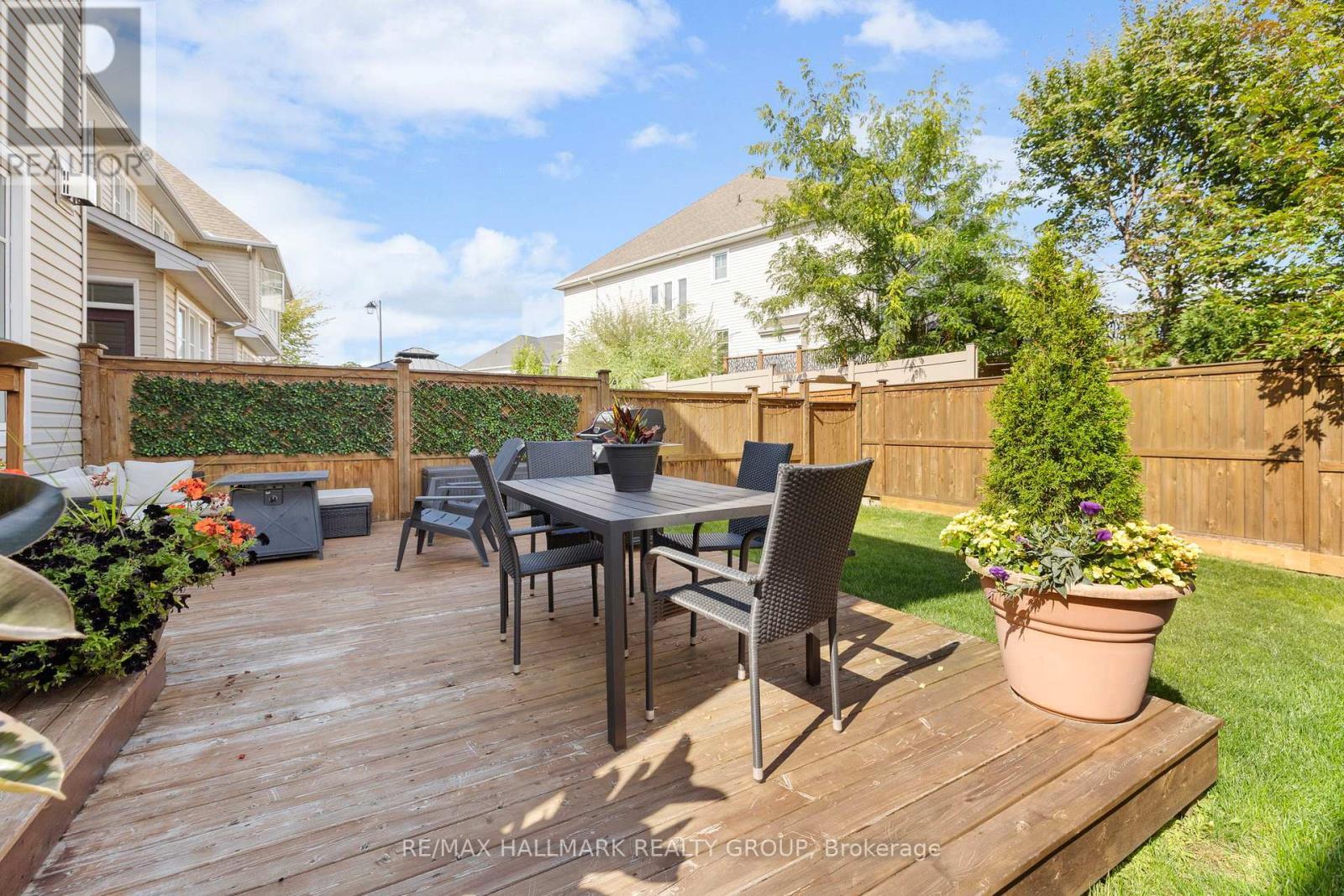 710 Rue Du Cartographe Street, Ottawa, ON - Outdoor With Deck Patio Veranda