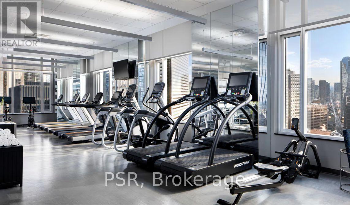 3605 - 311 Bay Street, Toronto, ON - Indoor Photo Showing Gym Room