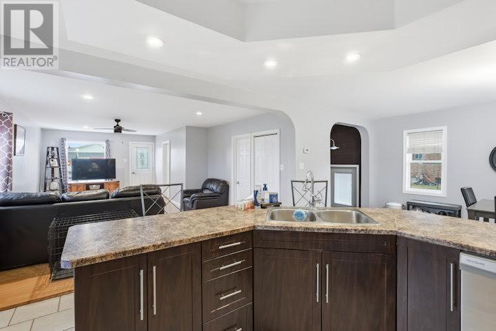 22275 Highway 17, Iron Bridge, ON - Indoor Photo Showing Kitchen With Double Sink