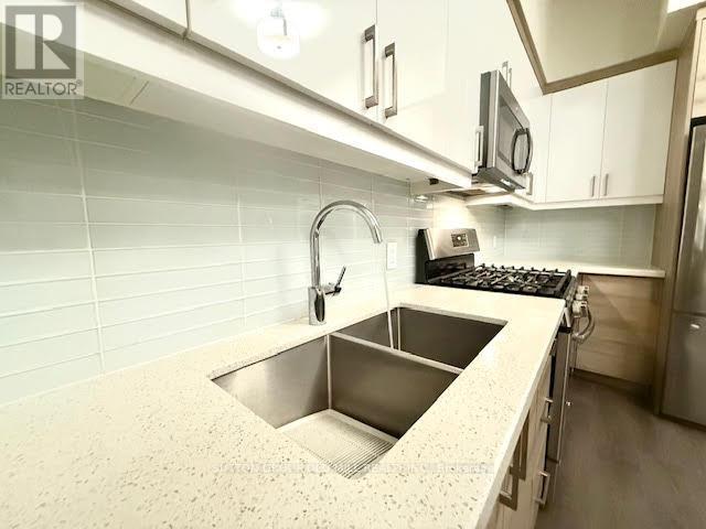 1B - 259 Gerrard Street E, Toronto, ON - Indoor Photo Showing Kitchen With Double Sink With Upgraded Kitchen