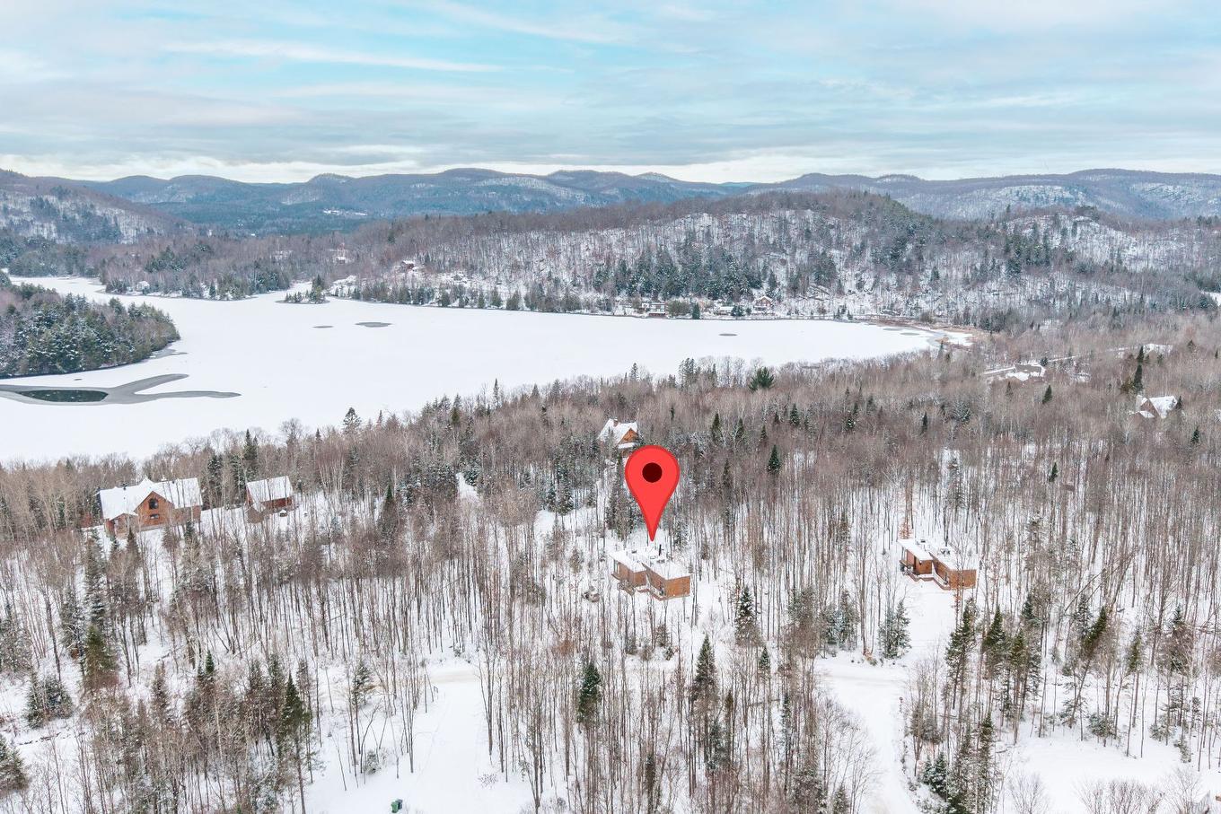 Aerial photo - 161 Ch. Du Retour-Aux-Sources, Amherst, QC - Outdoor With View