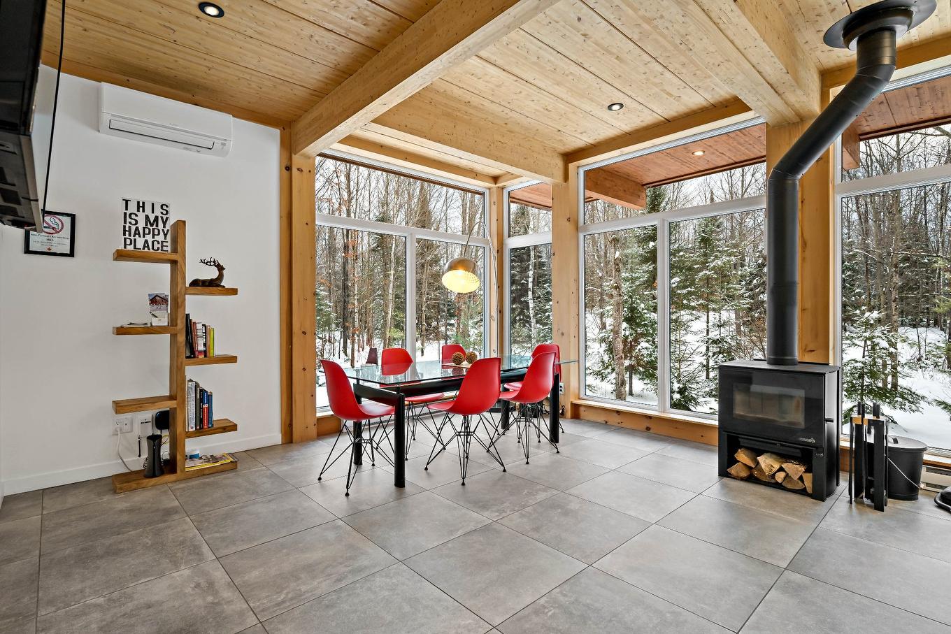 Dining room - 161 Ch. Du Retour-Aux-Sources, Amherst, QC - Indoor