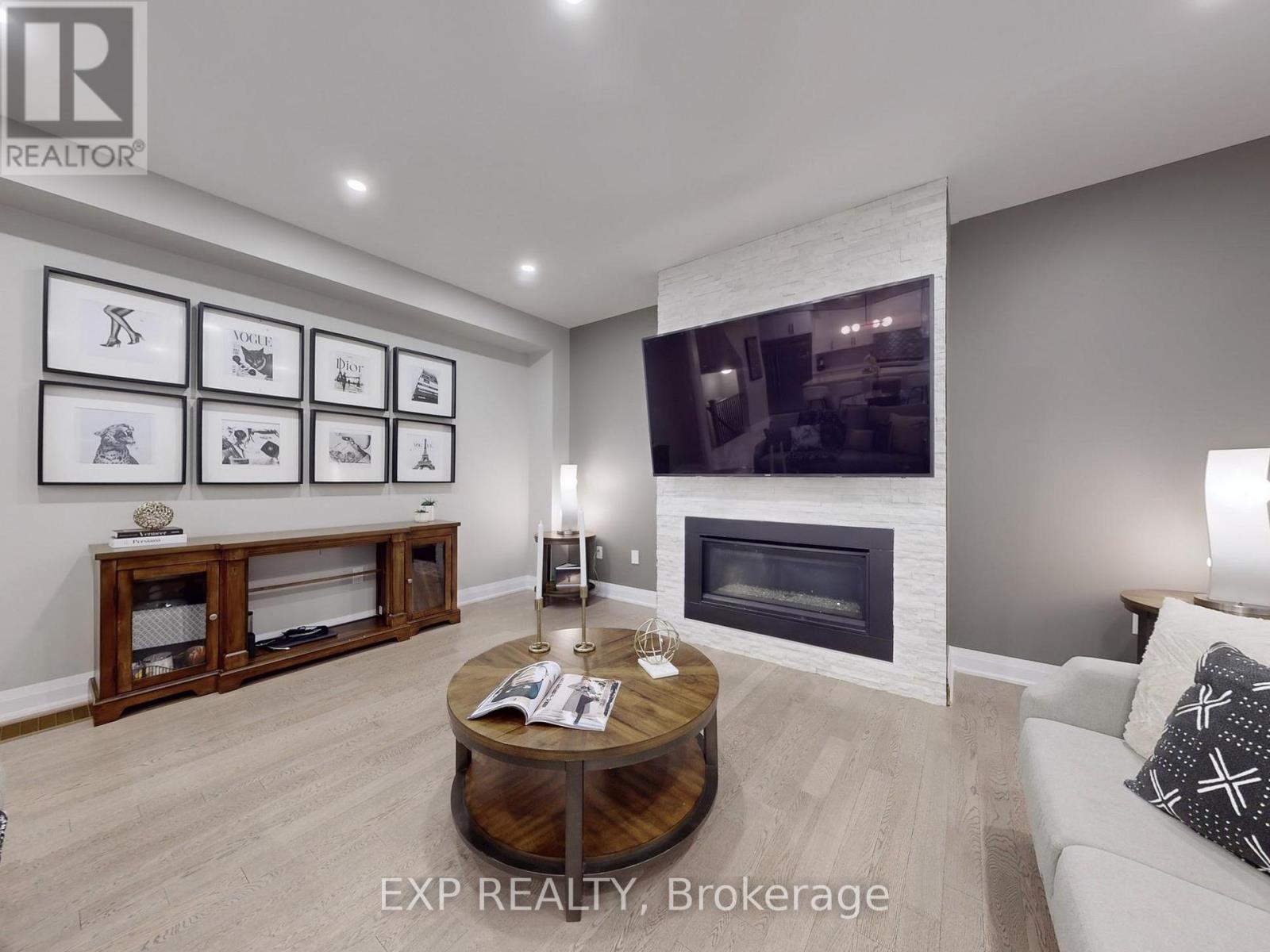 59 Lipscott Drive, Caledon, ON - Indoor Photo Showing Living Room With Fireplace