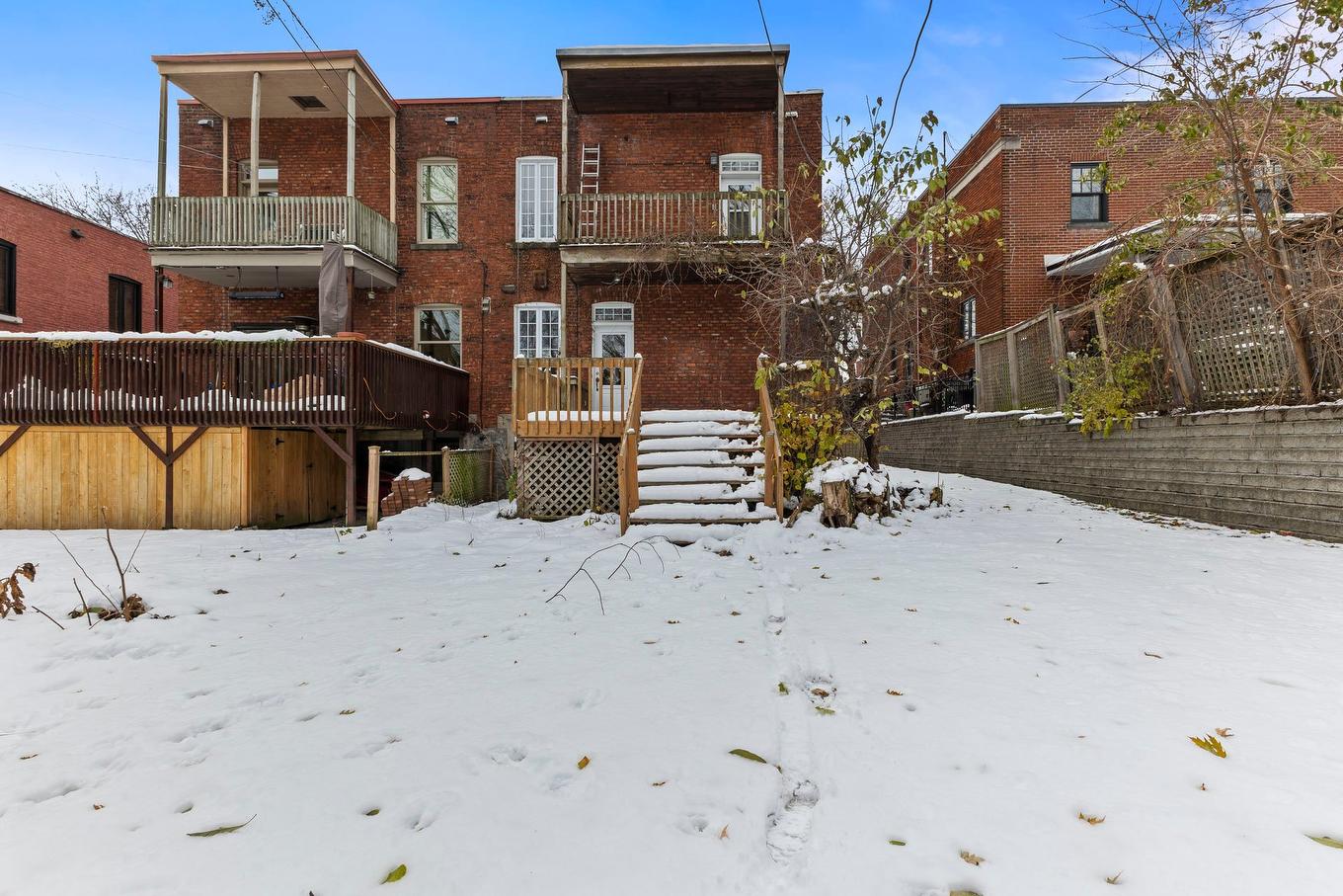 Face arrière - 3423 Av. Grey, Montréal (Côte-Des-Neiges/Notre-Dame-De-Grâce), QC - Outdoor