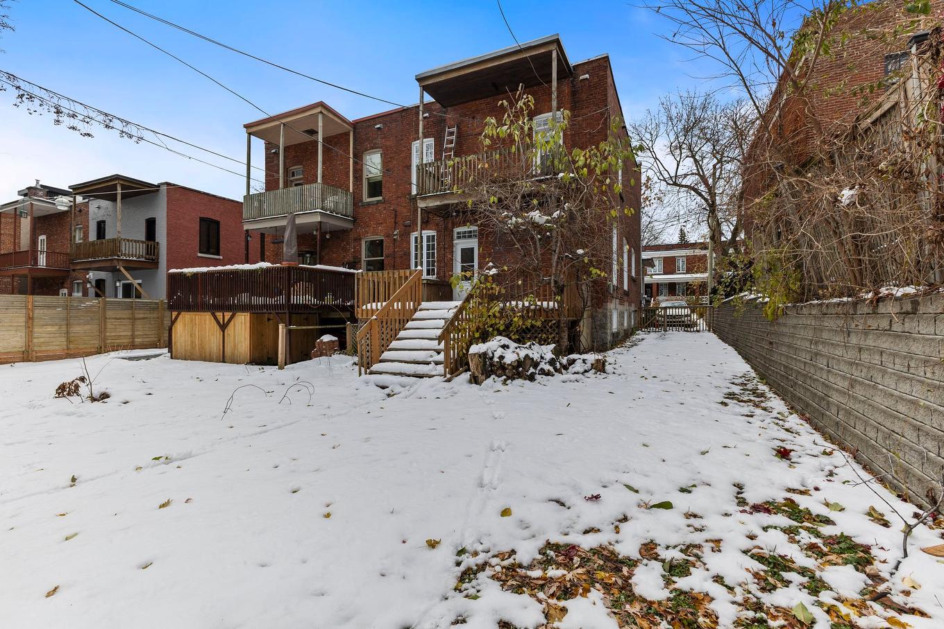 Face arrière - 3423 Av. Grey, Montréal (Côte-Des-Neiges/Notre-Dame-De-Grâce), QC - Outdoor