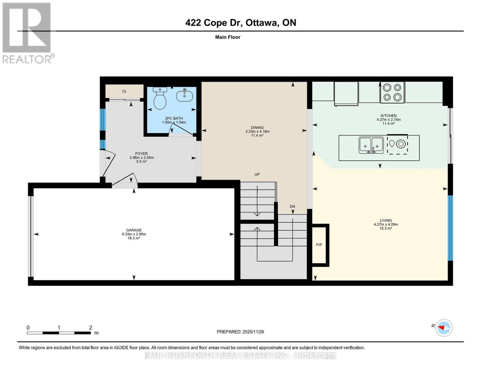 Main Floor - Floorplan - 422 Cope Drive, Ottawa, ON - Other