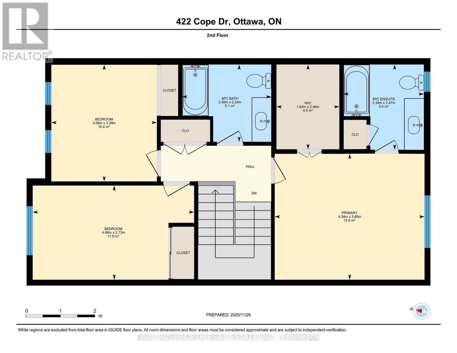 Second Floor - Floorplan - 422 Cope Drive, Ottawa, ON - Other