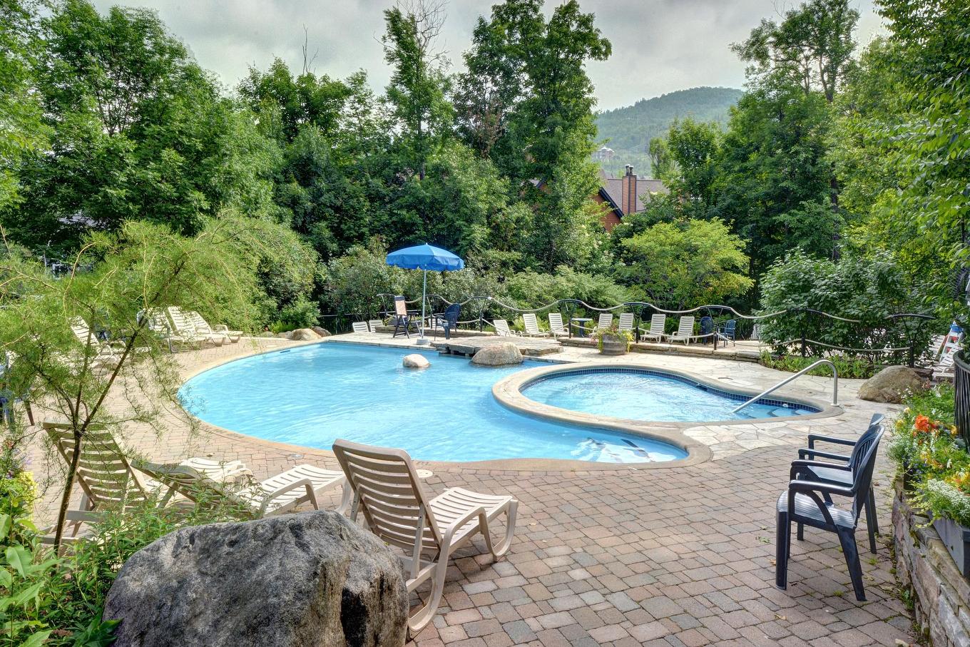 Pool - 4-122 Ch. Des Quatre-Sommets, Mont-Tremblant, QC - Outdoor With In Ground Pool