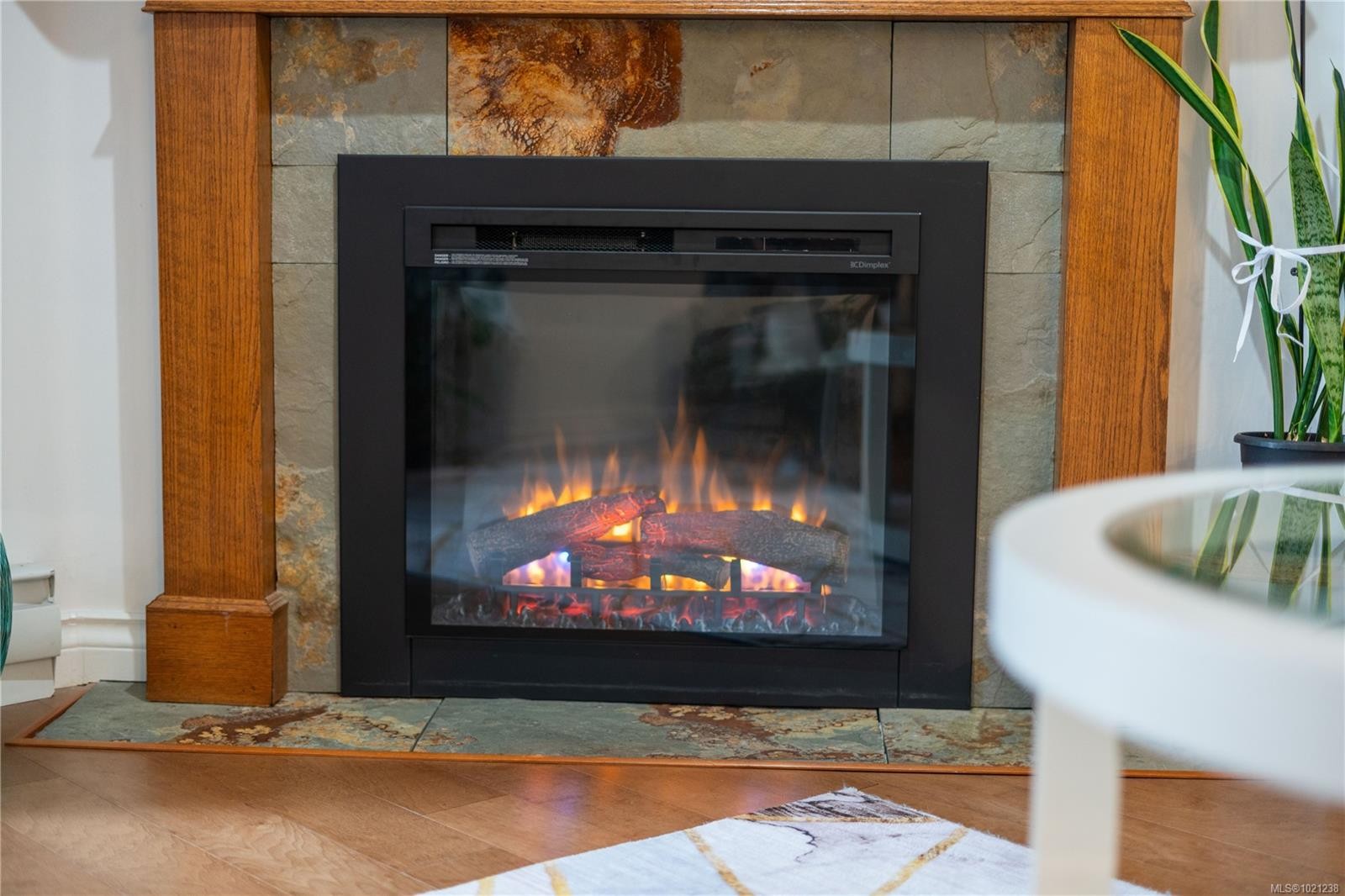 304-1 Buddy Rd, View Royal, BC - Indoor Photo Showing Living Room With Fireplace