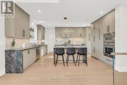 Truly custom HQ cabinetry in the kitchen -