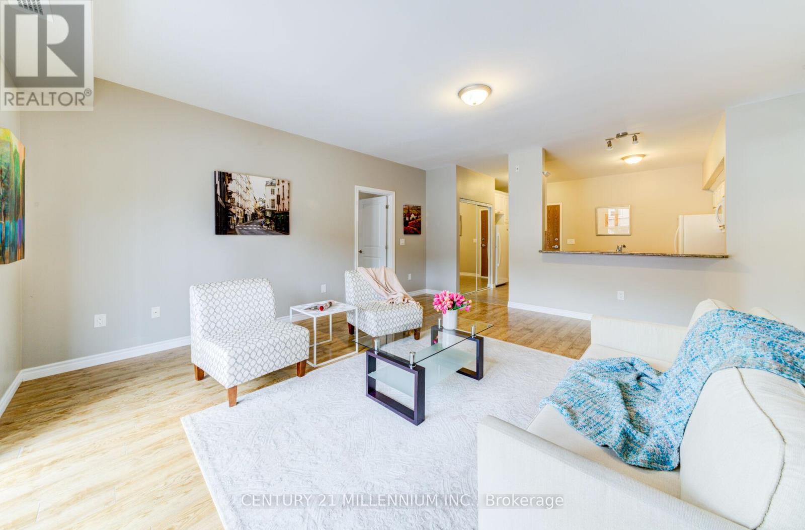 208 - 19A Yonge Street N, Springwater, ON - Indoor Photo Showing Living Room