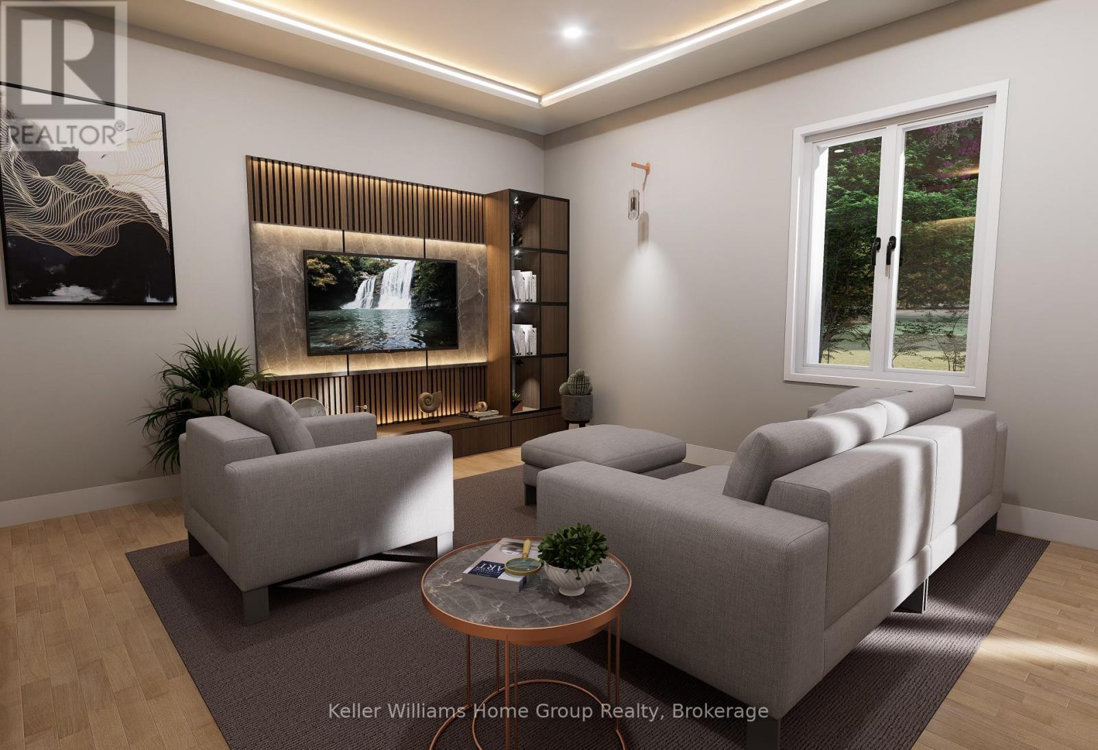 348 Old Stone Road, Waterloo, ON - Indoor Photo Showing Living Room