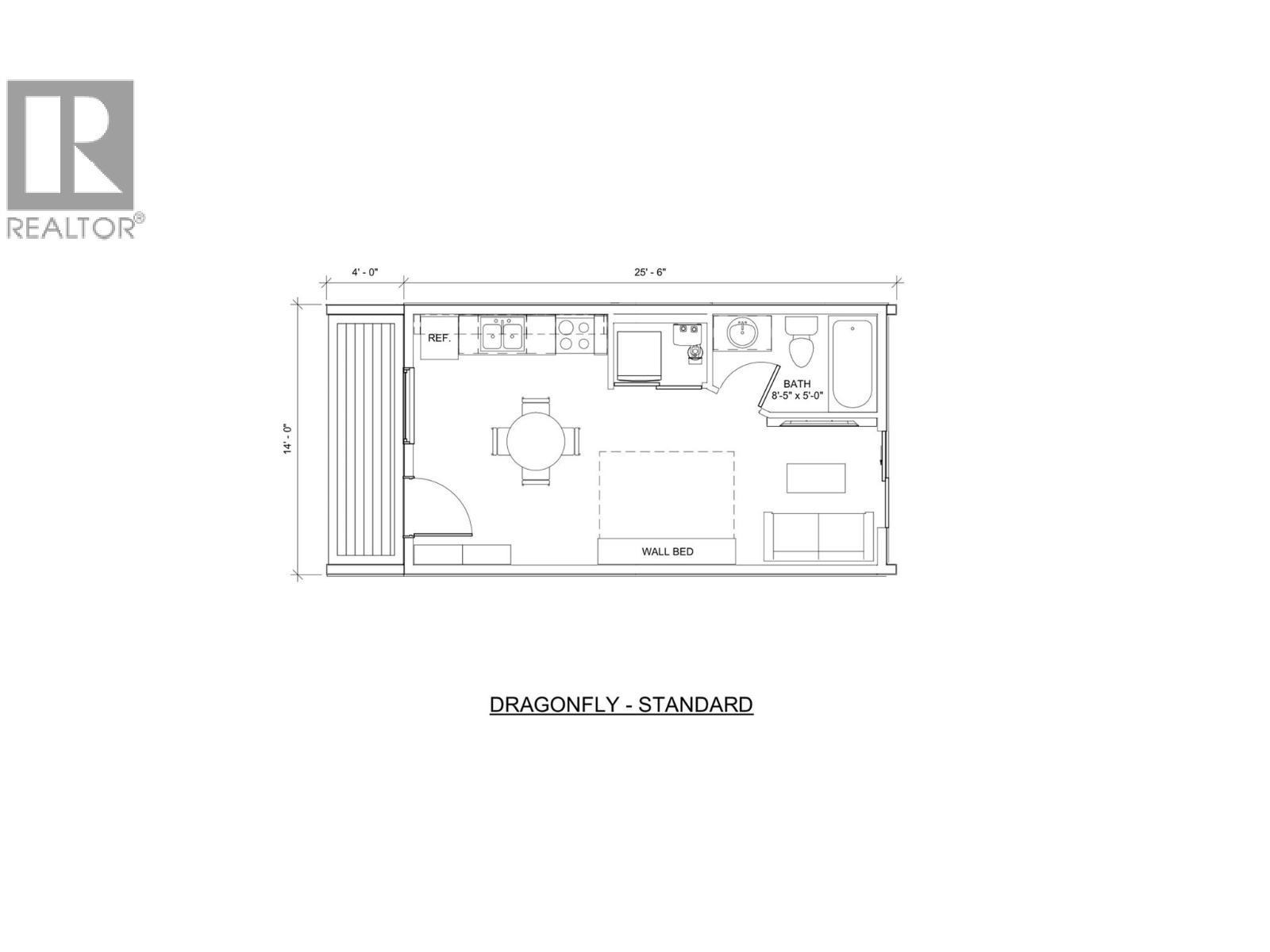 Dragonfly Floor Plan - 8900 Jim Bailey Road Unit# 5A, Kelowna, BC