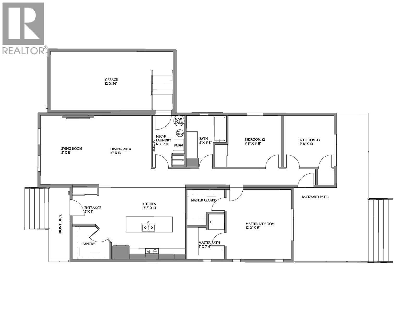 Monarch Floor Plan - 8900 Jim Bailey Road Unit# 115, Kelowna, BC