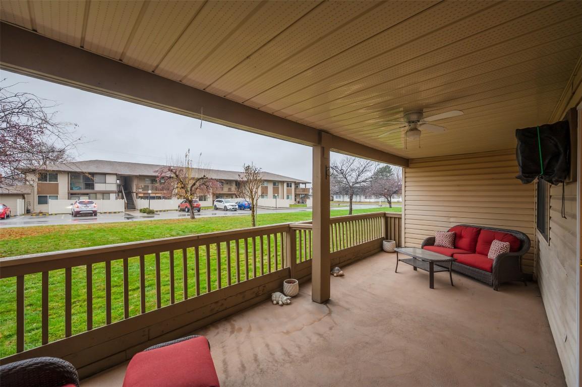 103-1820 Atkinson Street, Penticton, BC - Outdoor With Deck Patio Veranda With Exterior