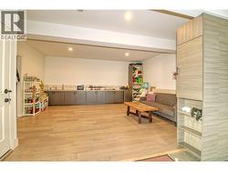 Basement area in garage -